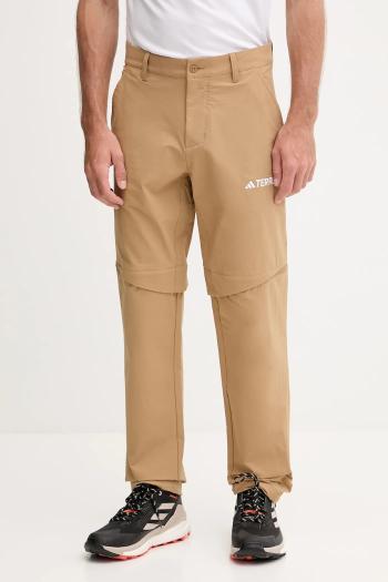 Turistické nohavice adidas TERREX Multi zelená farba, JM7442