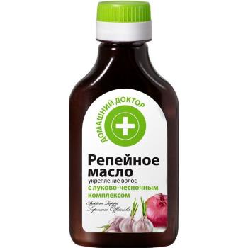 HealthNA Lopúchový olej na vlasy, posilňujúci s cibuľou a cesnakom - 100ml - Domáci doktor