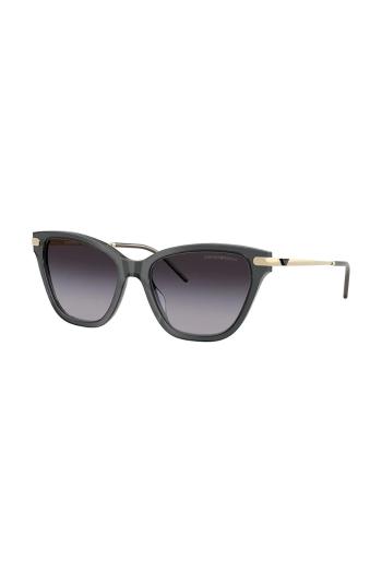 Slnečné okuliare Emporio Armani dámske, čierna farba, 0EA4251