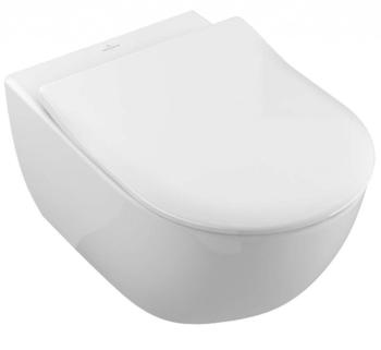 VILLEROY & BOCH - Subway 2.0 Závesné WC s doskou SoftClosing, DirectFlush, CeramicPlus, alpská biela 5614R2R1