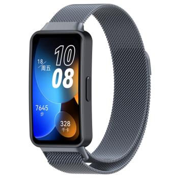 MILANESE Kovový remienok Huawei Band 8 šedý