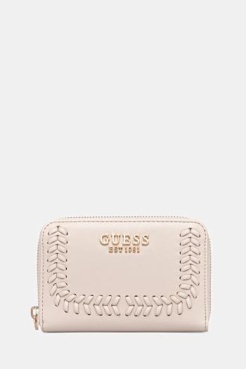 Peňaženka Guess TATUM dámska, béžová farba, SWNG96 67140