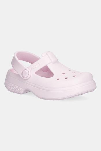 Sandále Crocs CLASSIC MARY JANE CLOG ružová farba, 210616