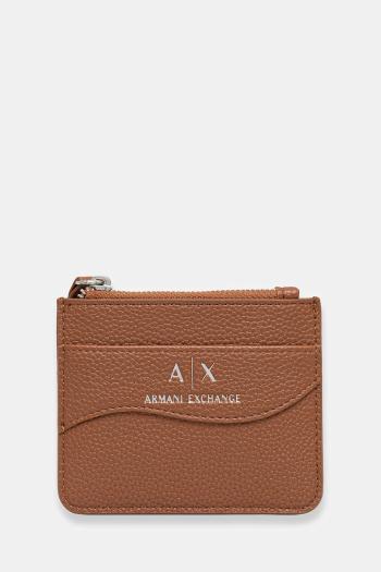 Puzdro na karty Armani Exchange béžová farba, 948539 CC783