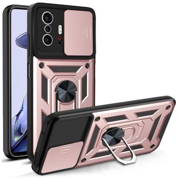 RING CAMERA Kryt s držiakom pre Xiaomi 11T / 11T Pro ružový