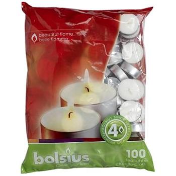 BOLSIUS čajové sviečky biele 100 ks (8717847017185)