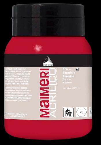 MAIMERI ACRILICO - Akrylové farby 166 - carmine, 0,5 L