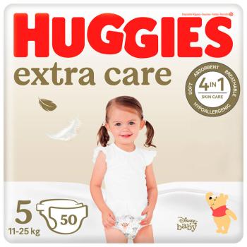 HUGGIES Elite Soft 5 15-22kg 50ks,HUGGIES® Extra Care plienky jednorazové 5 (12-17 kg) 50 ks