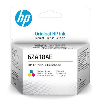 HP originál tlačová hlava 6ZA18AE, Tri-color, HP Smart Tank 500, 515, 530, 615 AiO, farebná