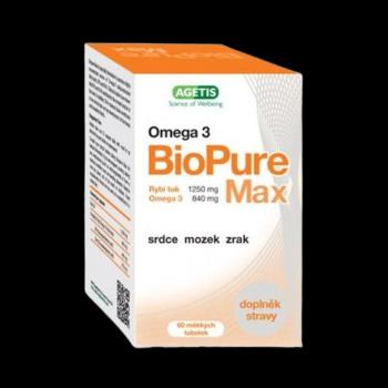 BIOPURE Max Omega 3, 60 mäkkých kapsúl