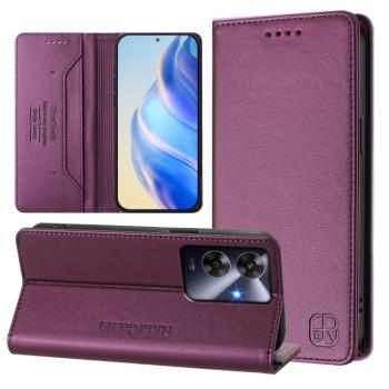 RINA Zaklápacie puzdro pre Realme Note 60 tmavofialové