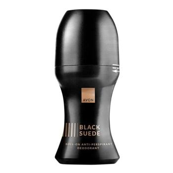 AVON Guličkový deodorant antiperspirant Black Suede Touch 50 ml