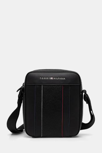 Malá taška Tommy Hilfiger čierna farba, AM0AM13300