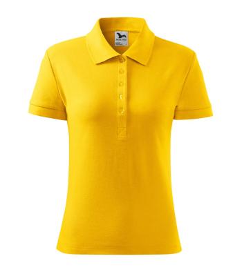 MALFINI Dámska polokošeľa Cotton Heavy - Žltá | XL