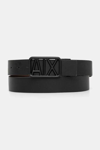 Opasok Armani Exchange čierna farba, XM001006 AF13931