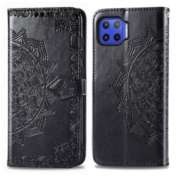 ART Peňaženkový kryt Motorola Moto G 5G Plus ORNAMENT čierny