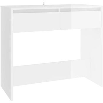 SHUMEE biely s vysokým leskom 89 × 41 × 76,5 cm oceľ (809572)