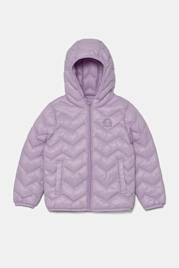 Detská bunda United Colors of Benetton fialová farba, 21INGN02Z