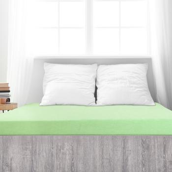 4Home froté prestieradlo Premium zelená, 90 x 200 cm