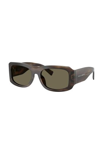 Slnečné okuliare Dolce & Gabbana pánske, hnedá farba, 0DG4503