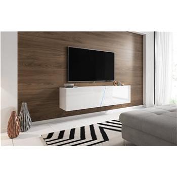 Závesný TV stolík Slant 160 LED (TVS160XEUWMWG00082)