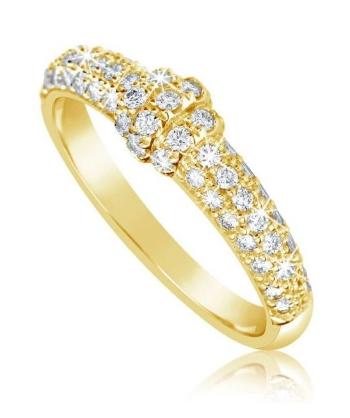 Cutie Diamonds Dokonalý prsteň zo žltého zlata s diamantmi DZ6831-3190-10-X-1 54 mm