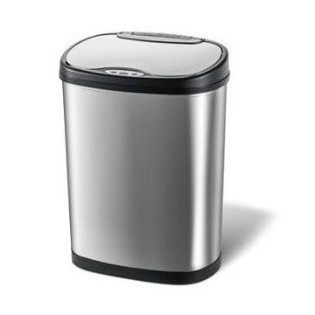 Toro Coș de gunoi din oțel inoxidabil cu senzor,42 l