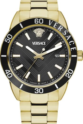 Hodinky Versace pánske, zlatá farba, VEYCA0724