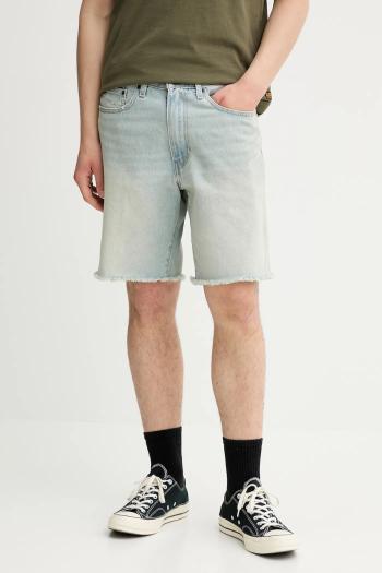 Rifľové krátke nohavice Levi's béžová farba, A8461