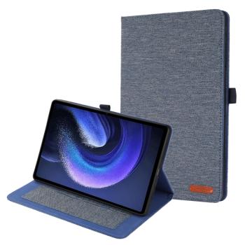 FABRIC Zaklápací obal pre Xiaomi Pad 6 / Pad 6 Pro modrý