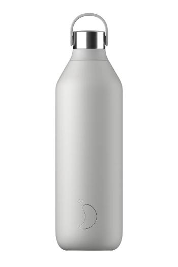 Termo fľaša Chillys Series 2, 1 L šedá farba