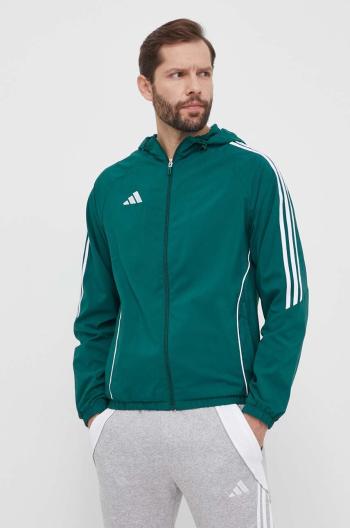 Tréningová bunda adidas Performance Tiro24 zelená farba, prechodná, IM8810