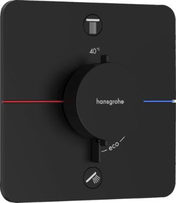 Sprchová a vaňová batéria Hansgrohe ShowerSelect Comfort Q bez podomietkového telesa matná čierna 15586670