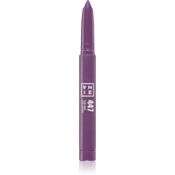 3INA The 24H Eye Stick dlhotrvajúce očné tiene v ceruzke odtieň 447 - Purple 1,4 g