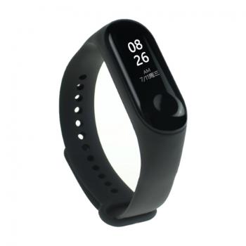 BStrap Silicone remienok na Xiaomi Mi Band 3/4, black (SXI006C01)