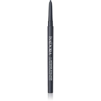 IsaDora The Intense Eyeliner dlhotrvajúca ceruzka na oči vodeodolná odtieň 63 Steel Gray 0.35 g