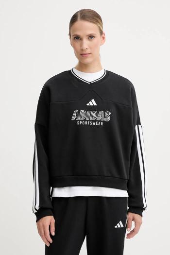 Mikina adidas Tiro čierna farba, s potlačou, JN2673