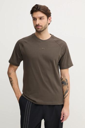 Bavlnené tričko adidas Originals Essential pánske, zelená farba, jednofarebné, JD3276
