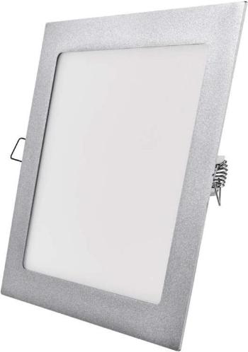 LED panel EMOS LED panel 225 × 225, négyzet alakú beépíthető ezüst, 18W természetes fehér