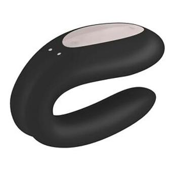 SATISFYER Párový vibrátor Double Joy čierny