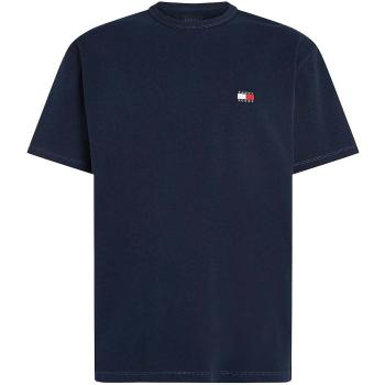 Tommy Jeans  Badge Crew T-Shirt Dark Night Navy  Tričká a polokošele Modrá