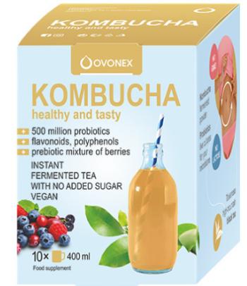 OVONEX Kombucha instantná 10 x 4 g