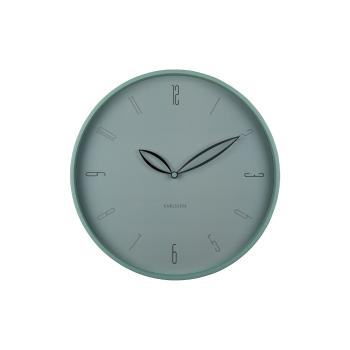 Dizajnové nástenné hodiny Karlsson 6012BL modré,priemer 40 cm