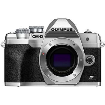 Olympus OM-D E-M10 Mark IV telo strieborný (V207130SE000)