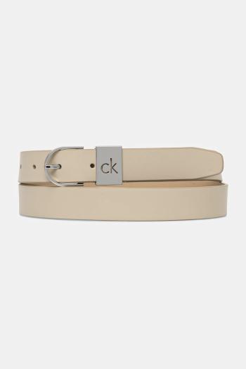 Opasok Calvin Klein dámsky, béžová farba, K60K612936