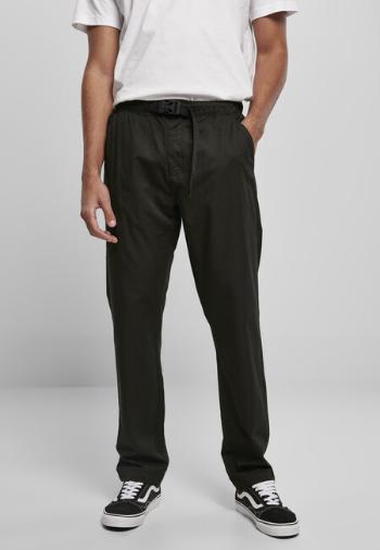 Urban Classics Straight Leg Chino with Belt black - 30