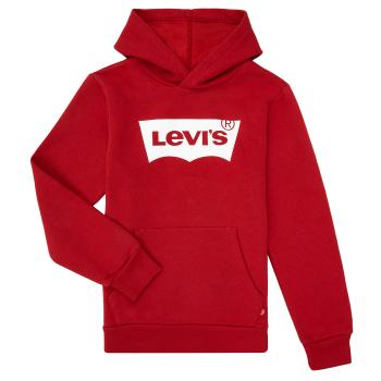 Levis  BATWING SCREENPRINT HOODIE  Mikiny Červená