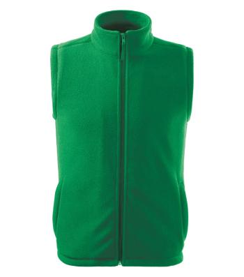 MALFINI Fleecová vesta Next - Stredne zelená | XL