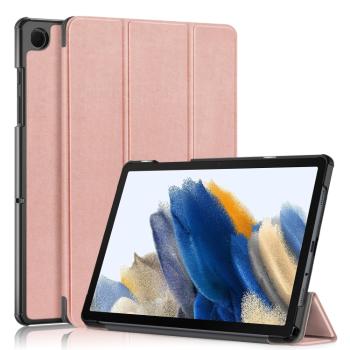 LEATHER Zaklápací obal Samsung Galaxy Tab A9+ ružový