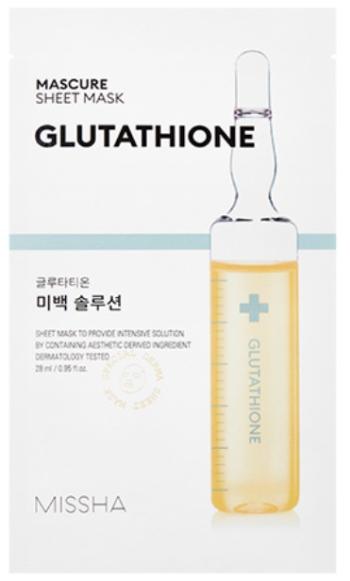 Missha Rozjasňujúca pleťová maska Mascure Glutathione (Sheet Mask) 27 ml